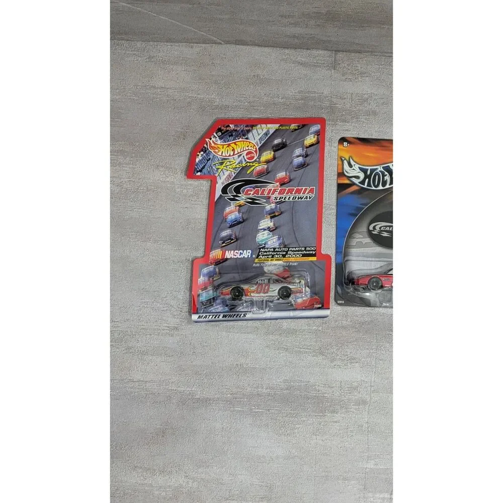 2 Vintage Hot Wheels California Speedway Cars